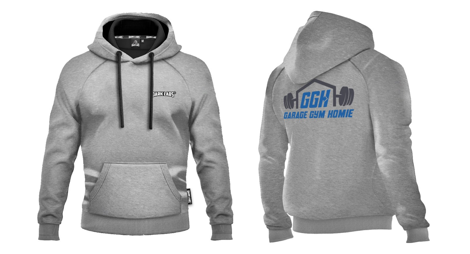 Dark Labs x GGH Hoodie -  Grey image 0