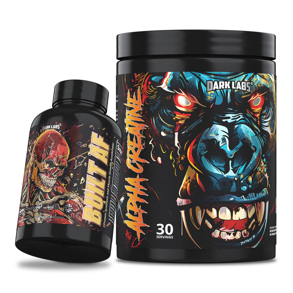 Muscle mass set (Built AF + Alpha Creatine)