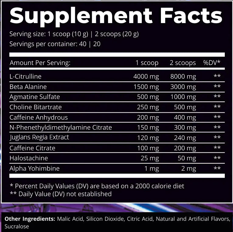 Dark Labs CRACK (Purple) Preworkout